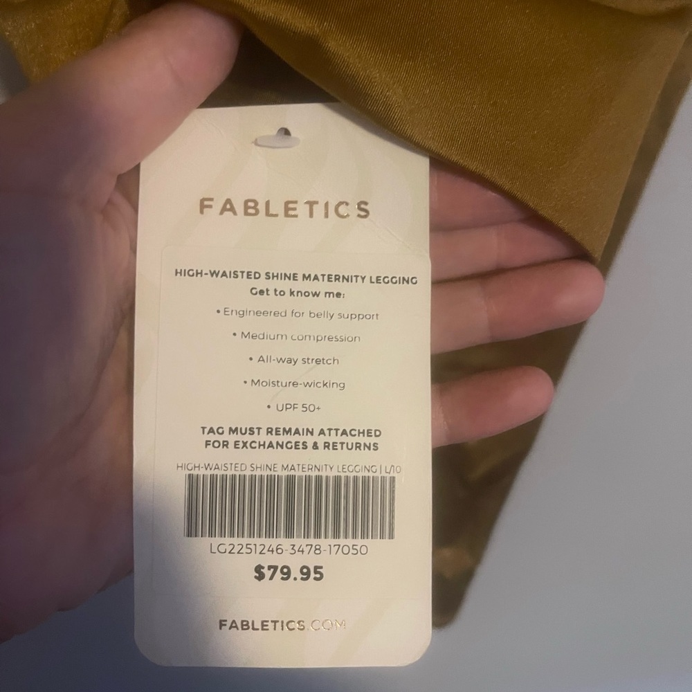 Gold maternity leggings FABLETICS